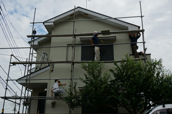 屋根破風板板金工事