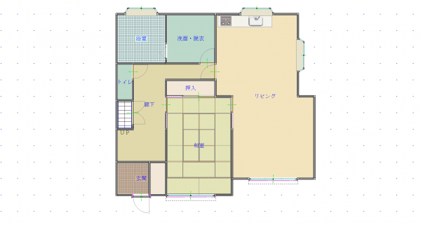 Y様邸リフォーム前間取り図